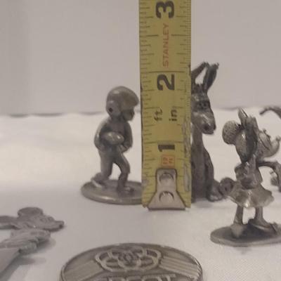 Collection of Figurines- Mostly Schmid Pewter- Disney and Other Designs