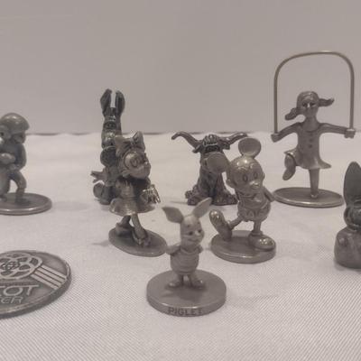 Collection of Figurines- Mostly Schmid Pewter- Disney and Other Designs