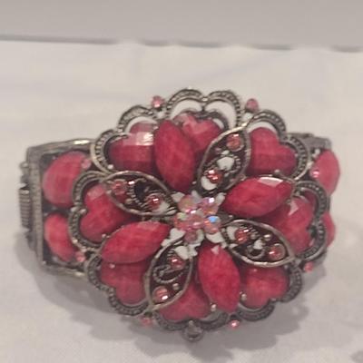Chunky Colorful Fashion Jewelry Bracelet and Ring Set