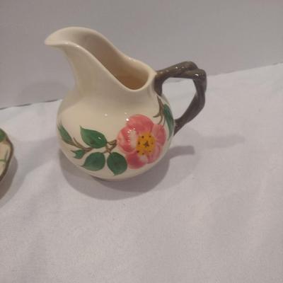 Vintage Franciscan Gravy Boat and Creamer and Covered Sugar Bowl