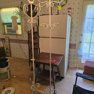 Pair of metal coat racks