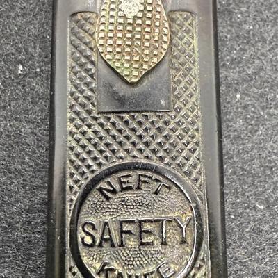 Vintage Neft Improved Hunter Folding Safety Knife - 1925-1935