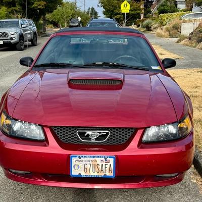 2004 Red Ford Mustang Convertible Anniversary Edition - 89k miles
