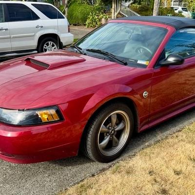 2004 Red Ford Mustang Convertible Anniversary Edition - 89k miles
