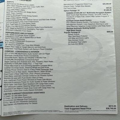 2018 Subaru Outback - Only 18,859 Miles
