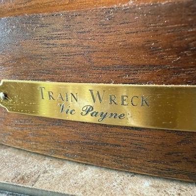 Vic Payne Bronze Sculpture “Train Wreck” - 30/35