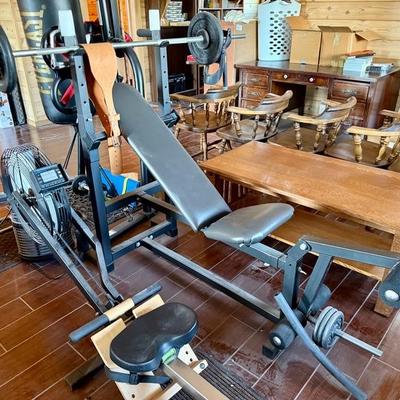 Gym Equipment Lot! Boxing, Rowing, Bike & Weights!