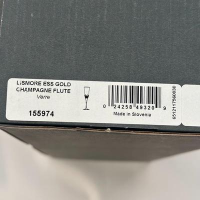 Waterford - Lismore Essence Gold Champagne Flute