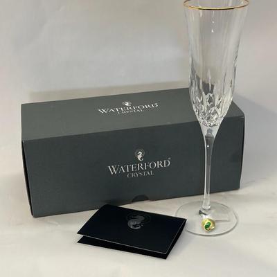 Waterford - Lismore Essence Gold Champagne Flute