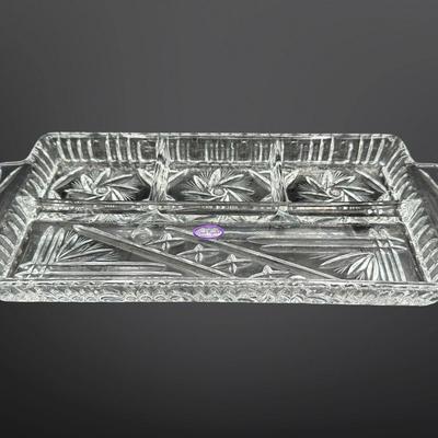 Ofnah Crystal Relish Appetizer Dish