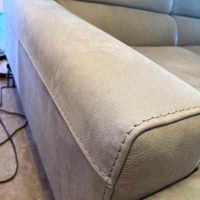 High End Gamma Leather Sectional Sofa