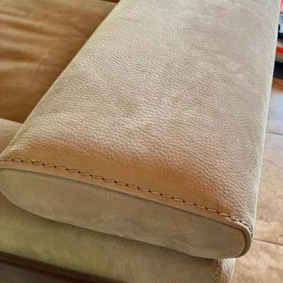 High End Gamma Leather Sectional Sofa