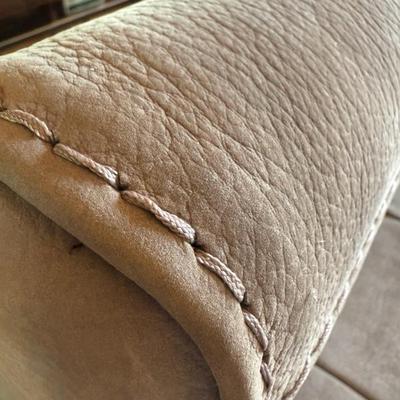 High End Gamma Leather Sectional Sofa