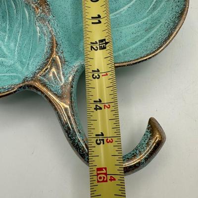 16” California Pottery Divided Leaf Dish