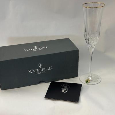 Waterford Crystal - Lismore Essence Gold Champagne Flute