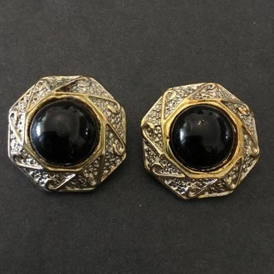 Vintage clip on earrings