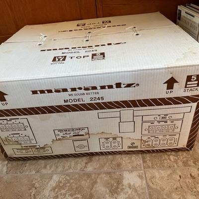 Marantz Model 2245 Stereophonic Receiver - Original box