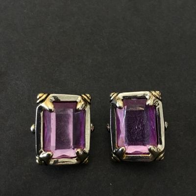 Three nice vintage Silvertone clip on earrings