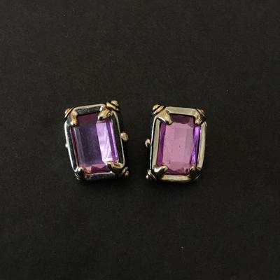 Three nice vintage Silvertone clip on earrings