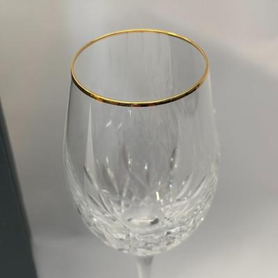 Waterford Crystal - Lismore Essence Gold White Wine Glass