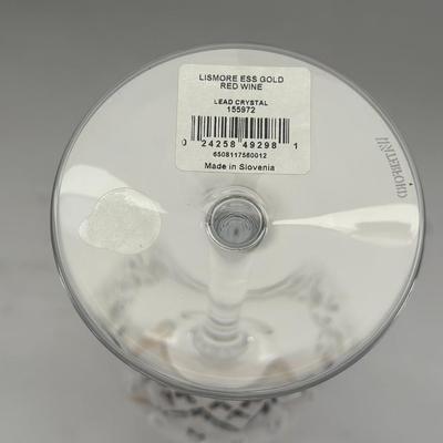 Waterford Crystal - Lismore Essence Gold Red Wine Glass