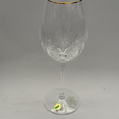 Waterford Crystal - Lismore Essence Gold Red Wine Glass
