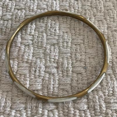 Brass Shell inlay bracelet