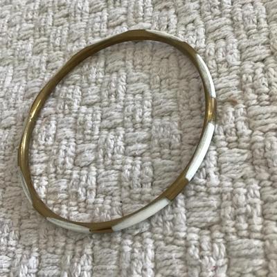 Brass Shell inlay bracelet
