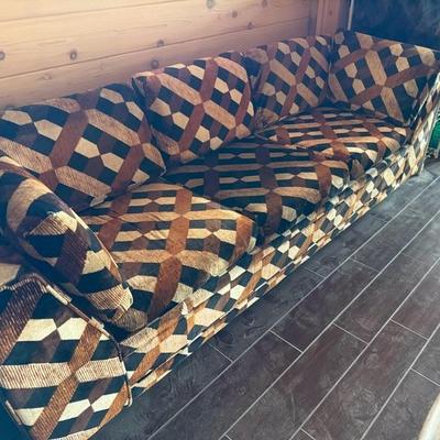 Mid Century Sofa with many extra cushions