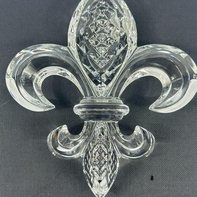 Waterford Crystal - Fleur De Lys Paperweight