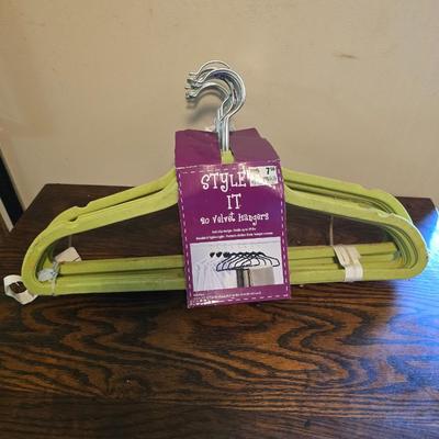 Green hangers