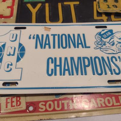 Collection of License Plates- Assorted States and Ages