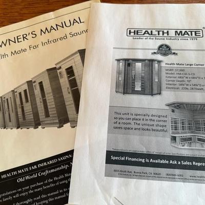 Brand New Health Mate Infrared Sauna - Ready to Move!