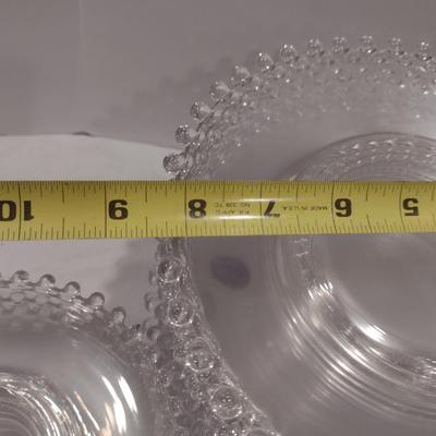 Collection of Imperial Candlewick Plates- Approx 30 Pieces- Assorted Sizes