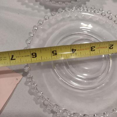 Collection of Imperial Candlewick Plates- Approx 30 Pieces- Assorted Sizes