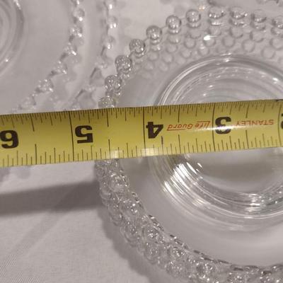 Collection of Imperial Candlewick Plates- Approx 30 Pieces- Assorted Sizes