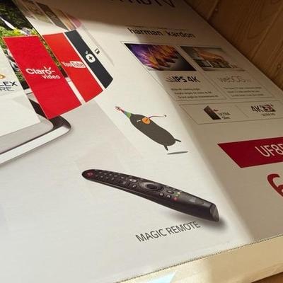 Large LG 65" Flatscreen with Box
