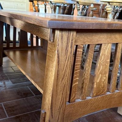2 Mission Oak Dressers & Mission Oak Coffee Table