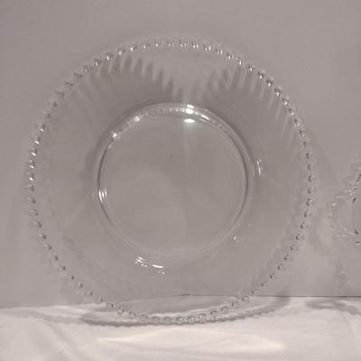 Imperial Candlewick Serve Ware- Platters, Bowl, and Cake Pedestal