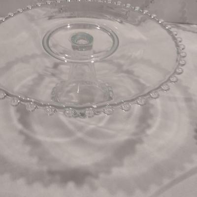 Imperial Candlewick Serve Ware- Platters, Bowl, and Cake Pedestal