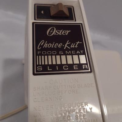 Vintage Oster Choice-Kut Electric Slicer