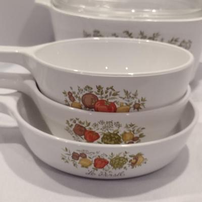 Collection of Corningware 'Spice of Life' Bake Ware