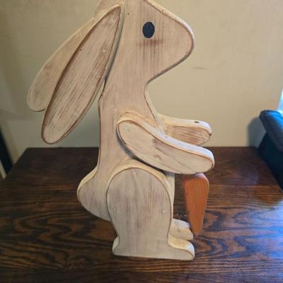 Wooden bunny
