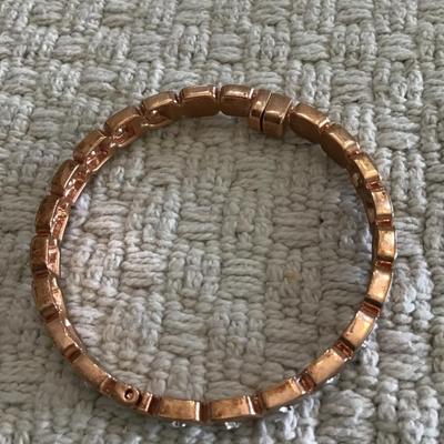 Bronze magnetic clasp bracelet