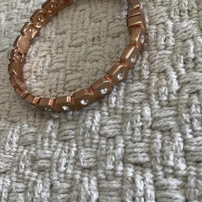 Bronze magnetic clasp bracelet