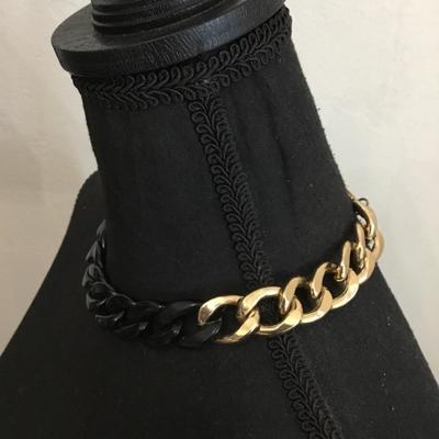 Nice Big chunky gold tone chain necklace