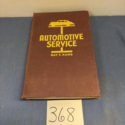 Vintage Auto Service Book