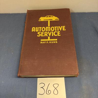 Vintage Auto Service Book