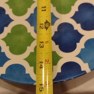 Collection of Melamine Serving Plates/Platters