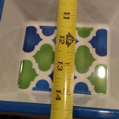 Collection of Melamine Serving Plates/Platters